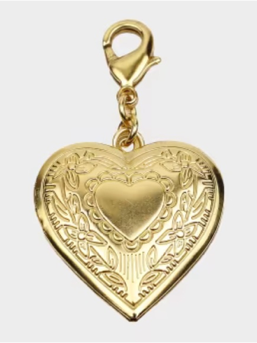 Ben-Amun Made In Usa 24k Gold Electroplated Heart Locket Charm